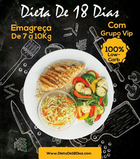Dieta De 18 Dias Com Grupo Vip